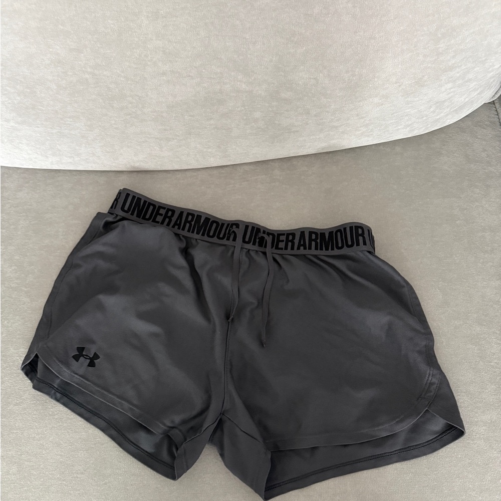 Under Armour Women's Charcoal Athletic Shorts